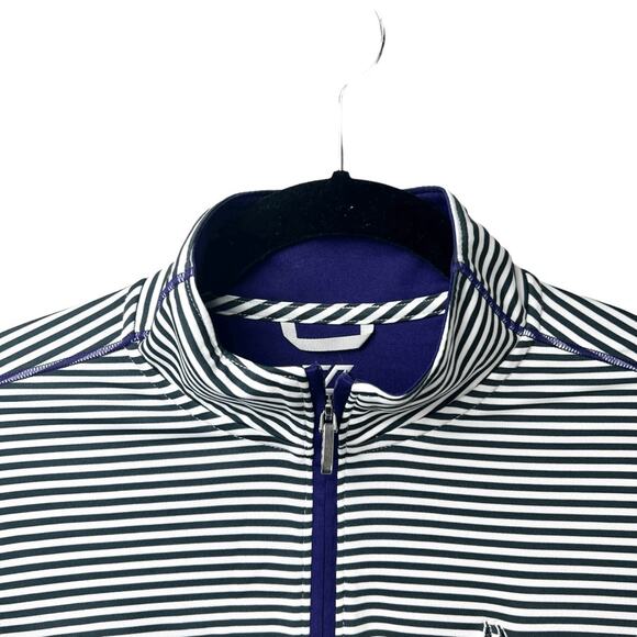 Cutter & Buck Minnesota Vikings Striped 1/2 Zip Performance Pullover Sz S - Picture 4 of 8